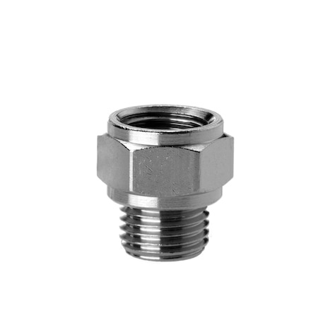 Camozzi Adapter NPTF Female-BSPp Male, 3/8" BSP X 3/8" NPT 2521 3/8-06